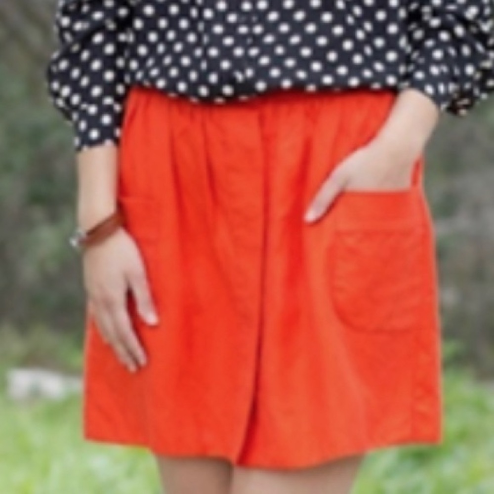 GUC linen blend J. Crew Doris pleated skirt mini size 4 - Picture 1 of 8